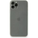 Fırsatkolik Mey Ithalat® iPhone 11 Pro Max Kılıf Pp Ultra Ince Kapak - Beyaz - 00 Siyah - Beyaz