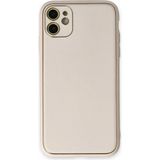 Fırsatkolik Mey Ithalat® iPhone 12 Kılıf Coco Deri Silikon Kapak - Beyaz - 00 Siyah - Beyaz