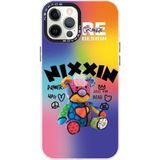 Fırsatkolik Mey Ithalat® iPhone 12 Pro Max Kılıf Estoril Desenli Kapak - Estoril - 11 - 00 Siyah - Beyaz