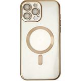 Fırsatkolik Mey Ithalat® iPhone 13 Pro Kılıf Kross Magneticsafe Kapak - Gold - 00 Siyah - Beyaz