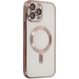 Fırsatkolik Mey Ithalat® iPhone 13 Pro Max Kılıf Kross Magneticsafe Kapak - Rose - 00 Siyah - Beyaz