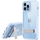 Fırsatkolik Mey Ithalat® iPhone 13 Pro Max Kılıf Rolet Stand Kapak - Sierra Blue - 00 Siyah - Beyaz