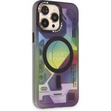 Fırsatkolik Mey Ithalat® iPhone 13 Pro Max Kılıf Venüs Magneticsafe Desenli Kapak - Venüs - 2 - 00 Siyah - Beyaz
