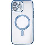 Fırsatkolik Mey Ithalat® iPhone 14 Pro Kılıf Kross Magneticsafe Kapak - Sierra Blue - 00 Siyah - Beyaz