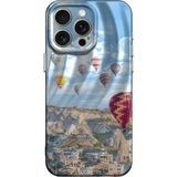 Fırsatkolik Mey Ithalat® iPhone 14 Pro Max Kılıf Crew Desenli Kapak - Kapadokya - 00 Siyah - Beyaz