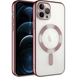 Fırsatkolik Mey Ithalat® iPhone 14 Pro Max Kılıf Kross Magneticsafe Kapak - Rose - 00 Siyah - Beyaz