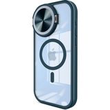 Fırsatkolik Mey Ithalat® iPhone 14 Pro Max Kılıf Teleskop Lens Magsafe Silikon Kapak - Lacivert - 001-Lacivert