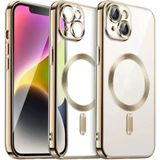Fırsatkolik Mey Ithalat® iPhone 15 Kılıf Kross Magneticsafe Kapak - Gold - 00 Siyah - Beyaz