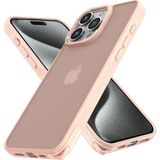 Fırsatkolik Mey Ithalat® iPhone 15 Pro Max Kılıf Elegant Kapak - Pudra - 00 Siyah - Beyaz