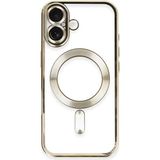 Fırsatkolik Mey Ithalat® iPhone 16 Kılıf Kross Magneticsafe Kapak - Gold - 00 Siyah - Beyaz