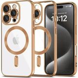 Fırsatkolik Mey Ithalat® iPhone 16 Pro Kılıf Kross Magneticsafe Kapak - Çöl Titanyum - 00 Siyah - Beyaz