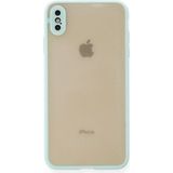 Fırsatkolik Mey Ithalat® iPhone Xs Max Kılıf Montreal Silikon Kapak - Turkuaz - 00 Siyah - Beyaz