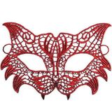 Fırsatkolik Mey Ithalat® Kırmızı Dantel Masquerade Maskesi 8 No - 00Kırmızı