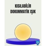 Fırsatkolik Mey Ithalat® LED Hareket Sensörlü Gece Lambası Kablosuz Duvar Tipi - 00-Siyah - Beyaz