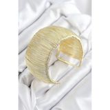 Fırsatkolik Mey Ithalat® Pirinç Tel Sarma Model Gold Renk Kadın Bileklilk - 0 - Siyah