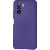 Fırsatkolik Mey Ithalat® Poco F3 Kılıf Nano Içi Kadife Silikon - Mor - 001-Mor