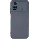 Fırsatkolik Mey Ithalat® Poco M4 Pro 4g Kılıf Nano Içi Kadife Silikon - Gri - 001-Gri