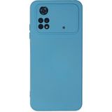 Fırsatkolik Mey Ithalat® Poco M4 Pro 4g Kılıf Nano Içi Kadife Silikon - Mavi - 005-Mavi