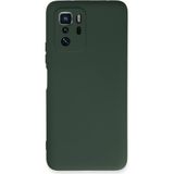 Fırsatkolik Mey Ithalat® Poco X3 Gt Kılıf Nano Içi Kadife Silikon - Koyu Yeşil - 004-Yeşil