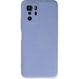 Fırsatkolik Mey Ithalat® Poco X3 Gt Kılıf Nano Içi Kadife Silikon - Lila - 00 Siyah - Beyaz