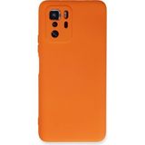 Fırsatkolik Mey Ithalat® Poco X3 Gt Kılıf Nano Içi Kadife Silikon - Turuncu - 01-Turuncu
