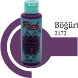 Fırsatkolik Mey Ithalat® Rich Multi Surface 2172 Böğürtlen Akrilik Boya 120 cc - 00 Siyah - Beyaz