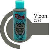 Fırsatkolik Mey Ithalat® Rich Multi Surface 2286 Vizon Akrilik Boya 120 cc - 00 Siyah - Beyaz
