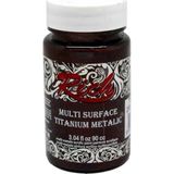 Fırsatkolik Mey Ithalat® Rich Multi Surface Titanium 2538 Çikolata Metalik 90 cc - 00 Siyah - Beyaz