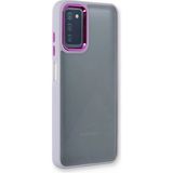 Fırsatkolik Mey Ithalat® Samsung Galaxy A03S Kılıf Dora Kapak - Lila - 00 Siyah - Beyaz