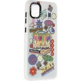 Fırsatkolik Mey Ithalat® Samsung Galaxy A04 Kılıf Estoril Desenli Kapak - Estoril - 14 - 00 Siyah - Beyaz