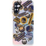 Fırsatkolik Mey Ithalat® Samsung Galaxy A04S Kılıf Estoril Desenli Kapak - Estoril - 13 - 00 Siyah - Beyaz