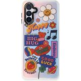 Fırsatkolik Mey Ithalat® Samsung Galaxy A04S Kılıf Estoril Desenli Kapak - Estoril - 15 - 00 Siyah - Beyaz