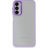 Fırsatkolik Mey Ithalat® Samsung Galaxy A14 4g Kılıf Dora Kapak - Lila - 00 Siyah - Beyaz