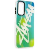 Fırsatkolik Mey Ithalat® Samsung Galaxy A14 4g Kılıf Estoril Desenli Kapak - Estoril - 2 - 00 Siyah - Beyaz