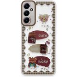 Fırsatkolik Mey Ithalat® Samsung Galaxy A14 4g Kılıf Sweet Desenli Silikon Kapak - Şeffaf - 00 Siyah - Beyaz