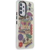 Fırsatkolik Mey Ithalat® Samsung Galaxy A53 5g Kılıf Estoril Desenli Kapak - Estoril - 14 - 00 Siyah - Beyaz