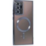 Fırsatkolik Mey Ithalat® Samsung Galaxy Note 20 Ultra Kılıf Kross Magneticsafe Kapak - Sierra Blue - 00 Siyah - Beyaz