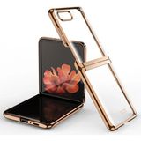 Fırsatkolik Mey Ithalat® Samsung Galaxy Z Flip 4 Kılıf Fold Element Kapak - Gold - 00 Siyah - Beyaz