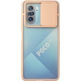 Fırsatkolik Poco F3 Kılıf Palm Buzlu Kamera Sürgülü Silikon - Pembe - 00Pembe