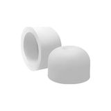 Fırsatkolik Pvc Boru Kapama Başlığı Tapa Pprc 20 mm 10 Adet - Standart - Antrasit - Beyaz