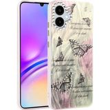 Fırsatkolik Samsung Galaxy A06 Kılıf Blade Aynalı Desenli Kapak - Desen 6 - 00 Siyah - Beyaz