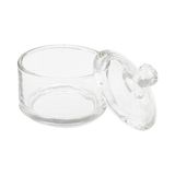 Fırsatkolik Şekerlik Mini Kapaklı Cam Şekerlik 90ML - 00 Siyah - Beyaz