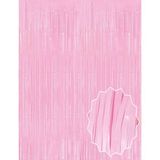 Fırsatkolik Soft Pembe Püsküllü Kapı Perdesi - Parti, Baby Shower, Cinsiyet Partisi 1x2 M - 00Pembe