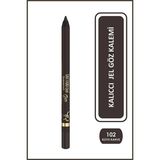 Fırsatkolik Tattoo Gel Eyepencil No: 102 Dark Brown - 24 Saat Kalıcı Suya Dayanıklı Jel Göz Kalemi - kırmızı