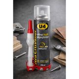 Fırsatkolik U4 Ultra Hızlı Yapıştırıcı 200 ml Süper Güçlü Şeffaf Endüstriyel Fast Adhesive Mdf Ahşap Plastik Metal Deri