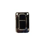 Fırsatkolik Yaylı Bavul Kilidi - 27X40MM, 100 Adet - 00 Siyah - Beyaz