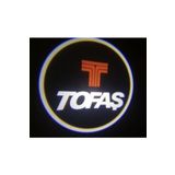 fırsatlar burada Tofaş 2 Adet Araçları Için Pilli Yapıştırmalı Mesafe Sensörlü Kapı Altı Led Logo / Projektör