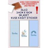 fırsatlar diyarı Ayıcık Tema - Bebek Madlen Çikolata Sargı Etiketi - 35 Adet