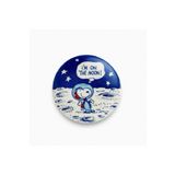 fırsatlar diyarı Snoopy I'm On The Moon Yazılı Buton Rozet