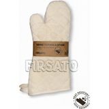 Fırsato Termo Yanmaz ve Isıya Dayanıklı Fırın Eldiveni 18 x 37 cm 2 Li Eldiven - Krem